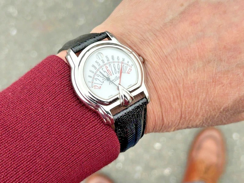 Jean d’Eve Sectora Automatic 655451BESAA Retrograde Silver Dial Swiss Watch Card