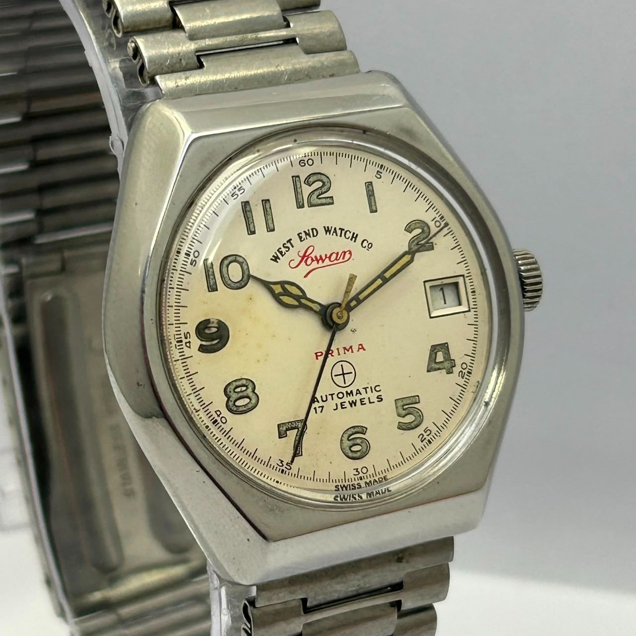 West End Watch Co. Prima Cal.2872 Automatic 17 Jewels Vintage Men’s Watch