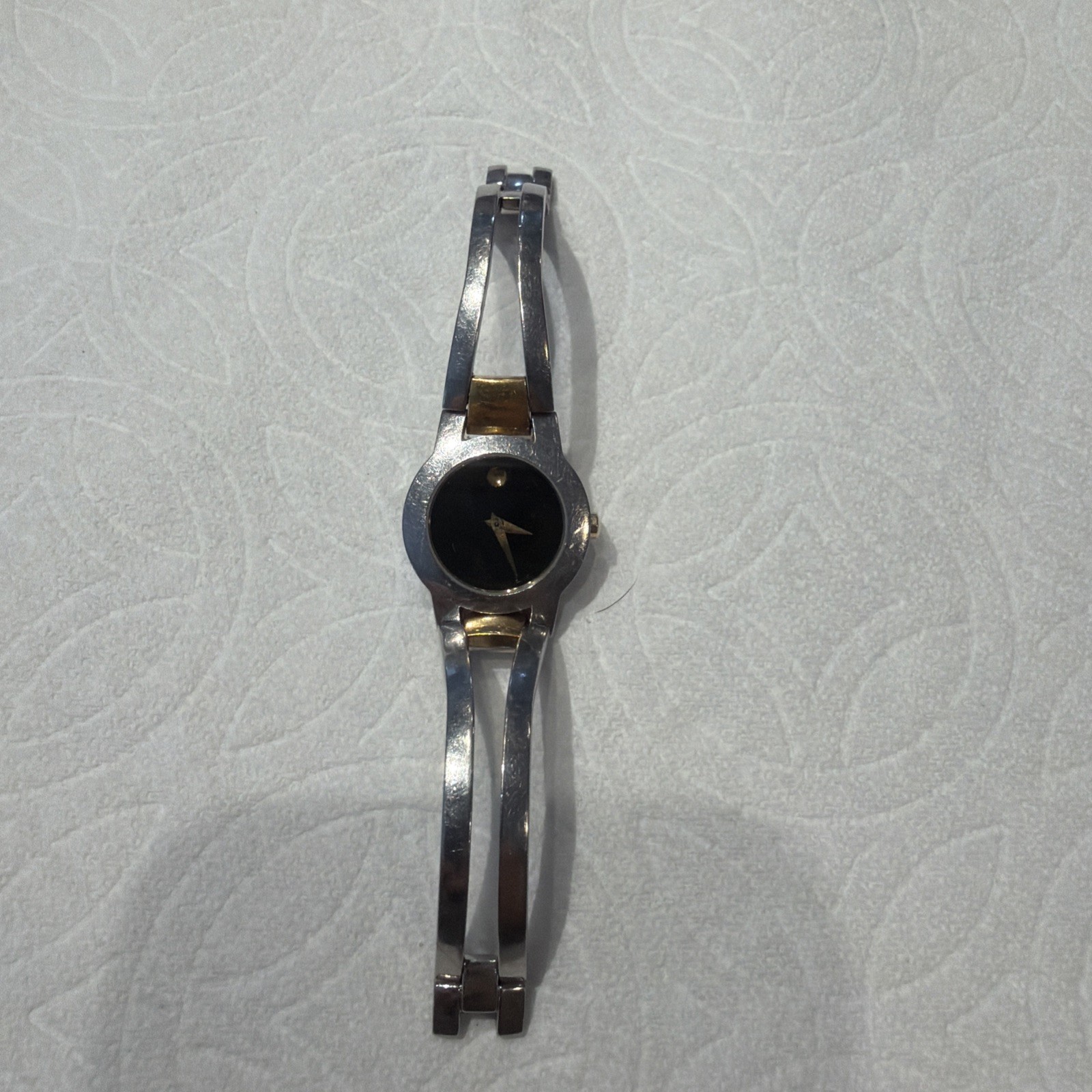 Movado Amorosa Women’s Swiss Quartz Two-Tone Bracelet Watch Black