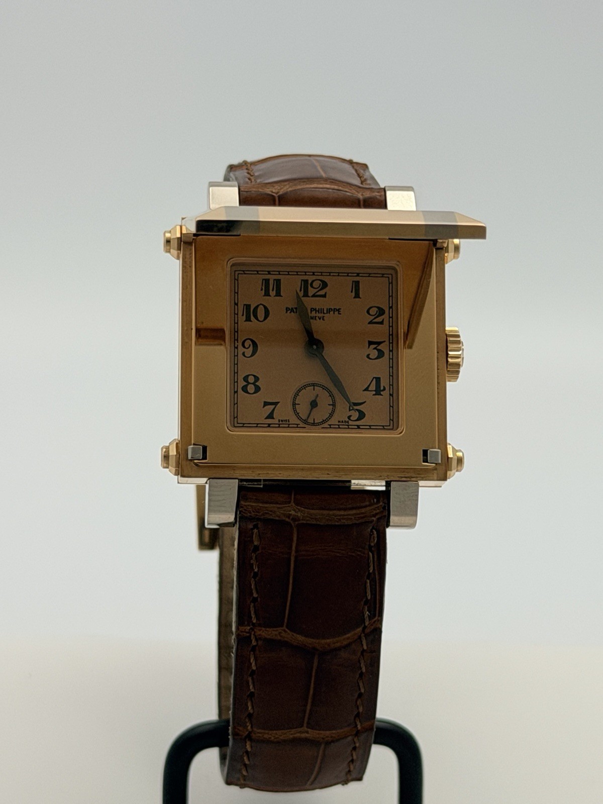 Patek Philippe Cabriolet 5099 18k White and Pink Gold 28MM Manual With Engraving