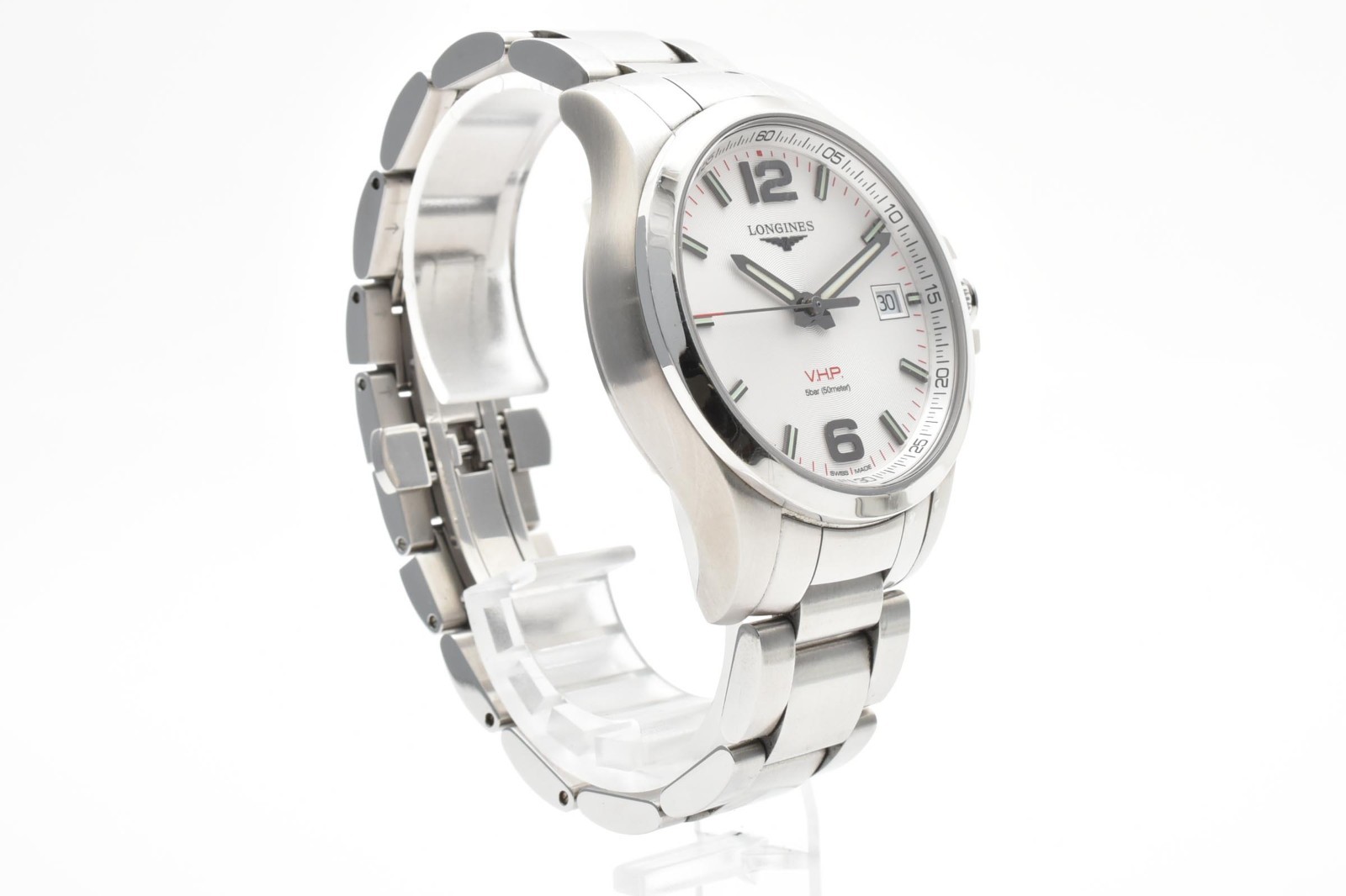 【MINT】Longines Conquest V.H.P. L3.716.4.76.6 41mm Silver Dial Men’s Watch
