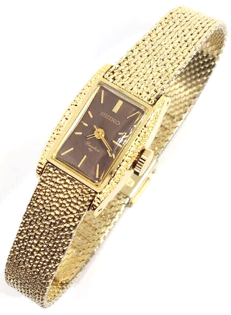 Vintage 1969 Seiko Rainbow Gold Filled 17 Jewel Women’s Dress Watch 1960’s Retro