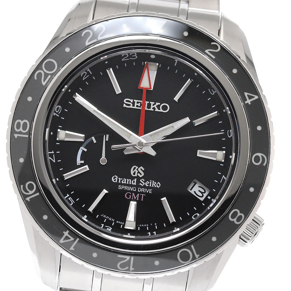 SEIKO Grand Seiko GMT SBGE001 Power reserve date Spring drive Men’s Watch_948362