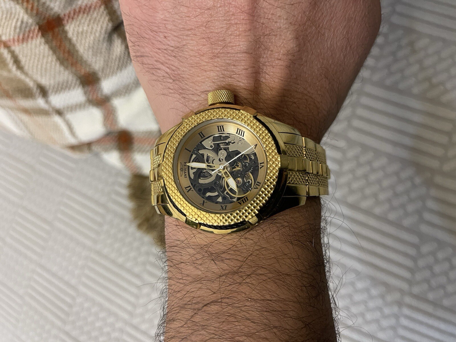 Invicta 17176 Bolt Generation III Mechanical Skeleton Dial Unisex
