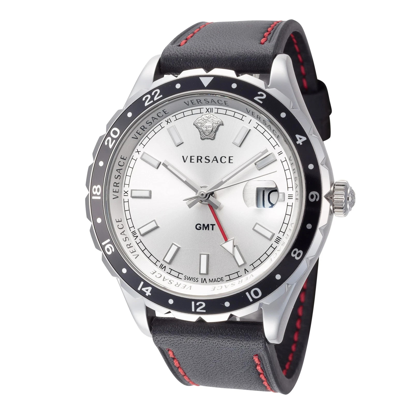 Versace Men’s Hellenyium Watch – 42mm Quartz SS – V11070017 – New with Tags