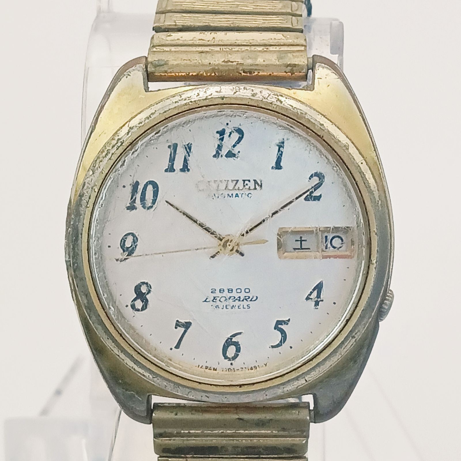 Working Good Condition 0216 2 CITIZEN LEOPARD 28800 Citizen Leopard 4 770498 Men