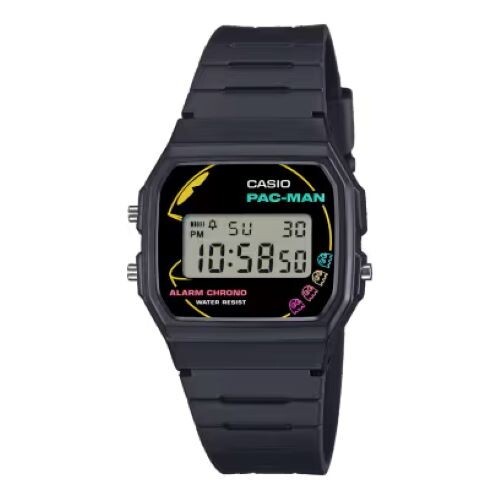 CASIO CLASSIC PAC-MAN collaboration wristwatch F-91WPC-1AJR JAPAN NEW authentic