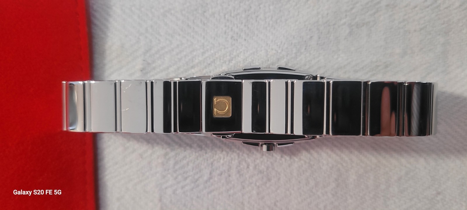 OMEGA Constellation Quartz Stainless Steel White Dial Roman Diamond Box Papers
