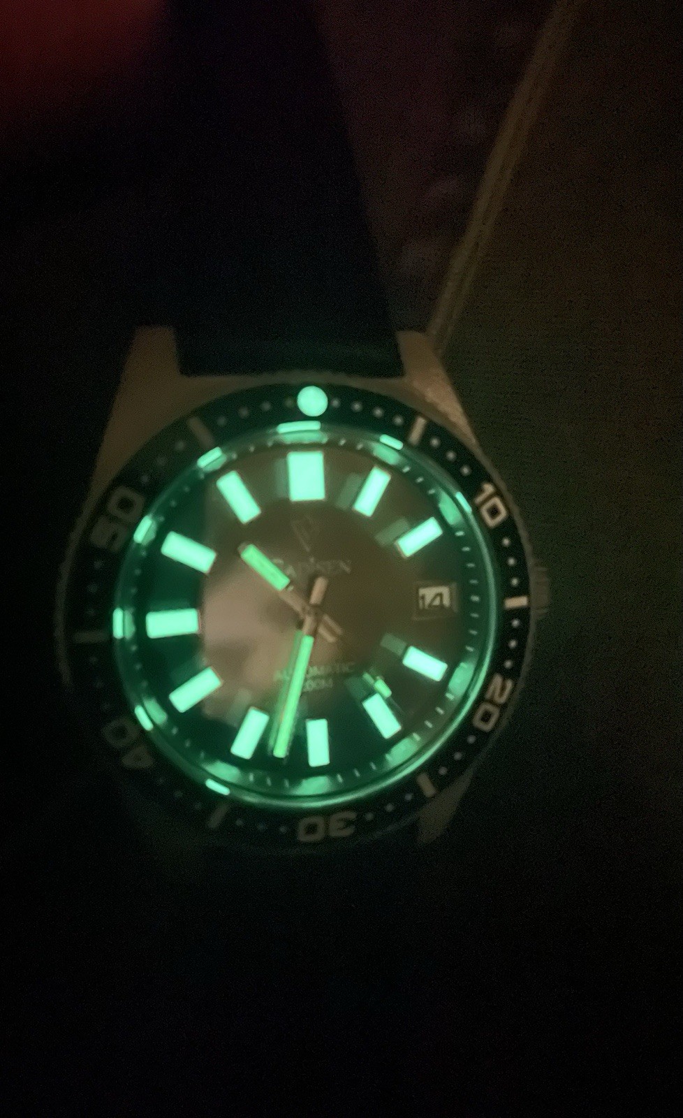Cadisen C8207 Men Automatic Divers Watch 38MM 62 mas Homage