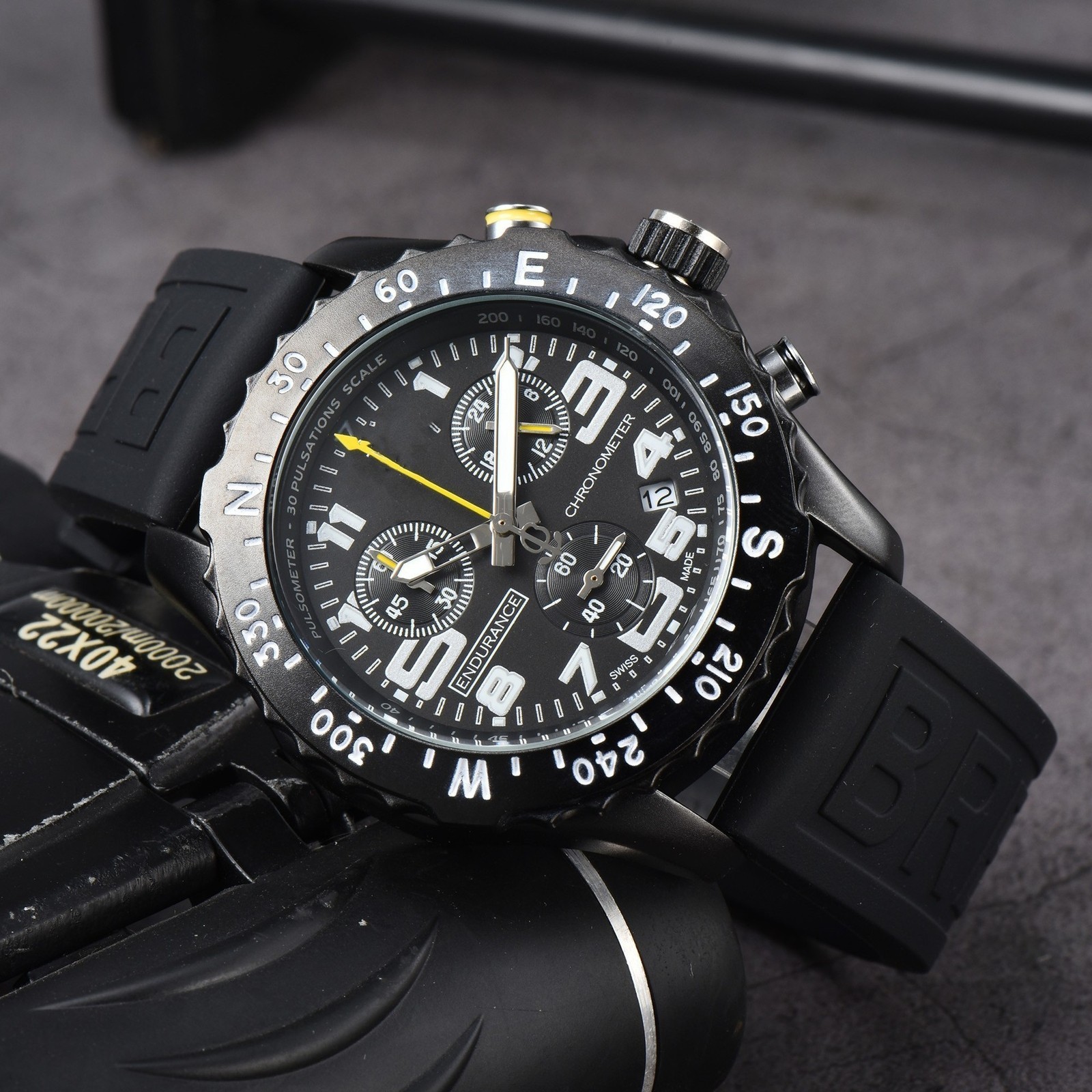 Men’s Sports Multi-functional Waterproof Quartz Chronograph Watch – Casual Style