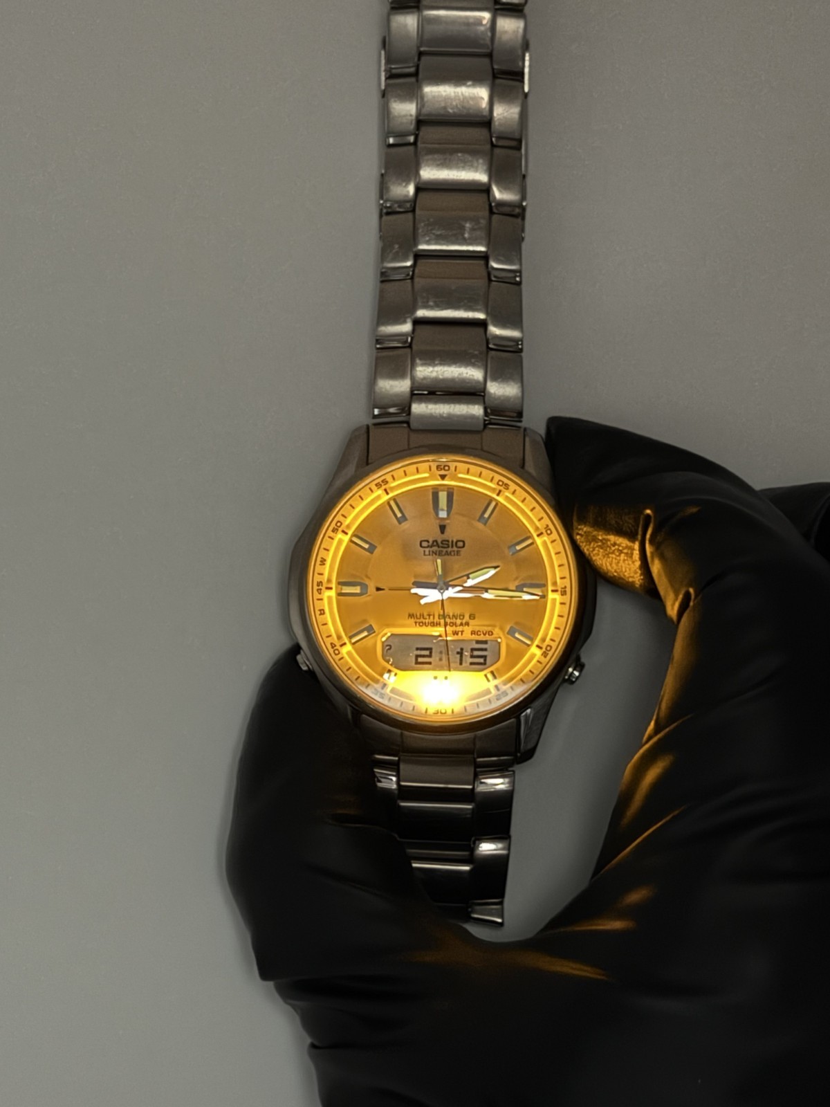 [Exc+5] CASIO Lineage LCW-M100T Titanium Solar Wave Ceptor Men’s Watch 17.5cm