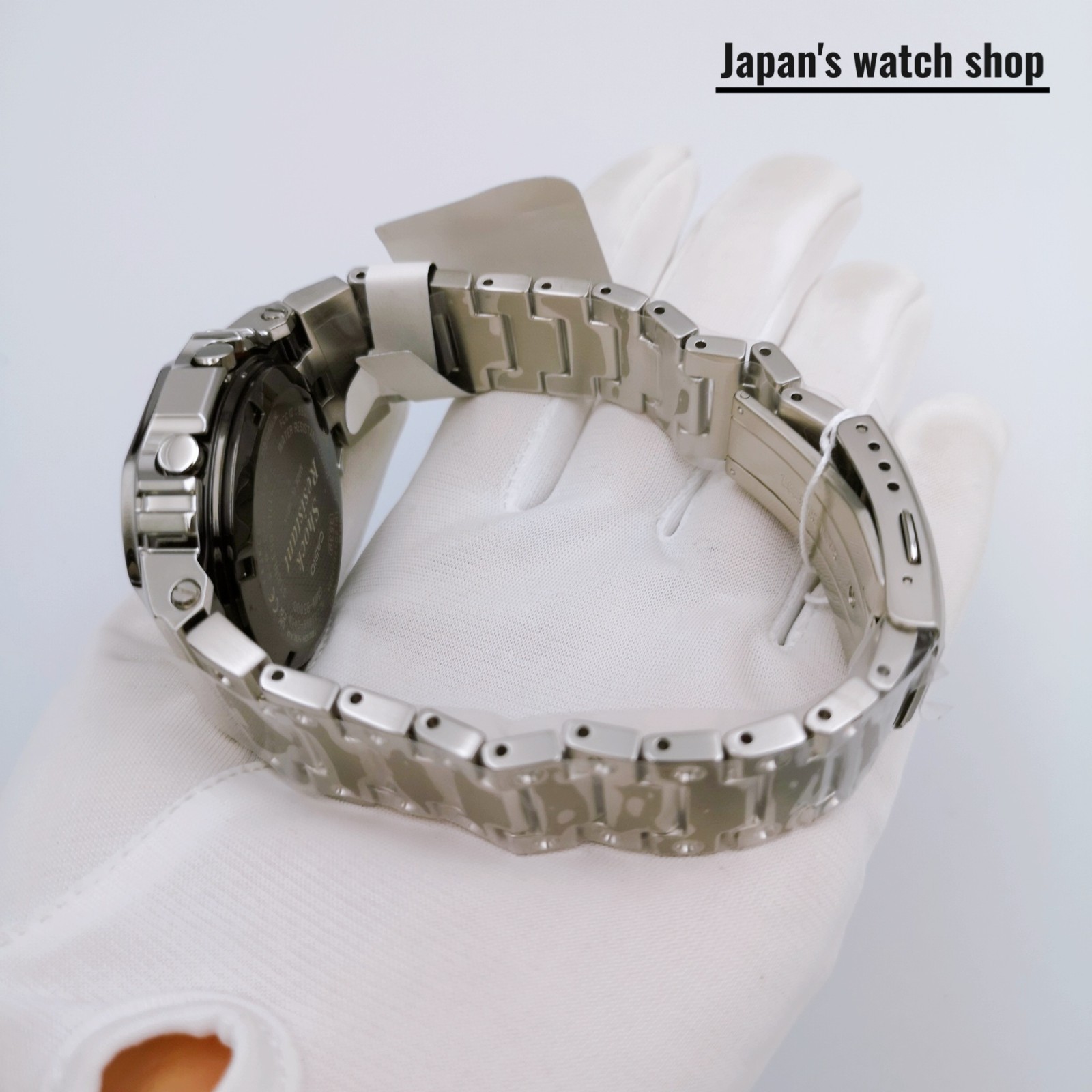 CASIO G-SHOCK GMW-B5000D-1CJF Silver Stainless Steel Men’s Watch New in Box