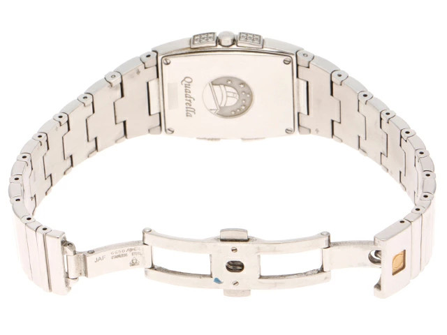 Omega Constellation Quadrera Diamond Bezel 8P Multi 1586.79 34.4mm Quartz #DW795