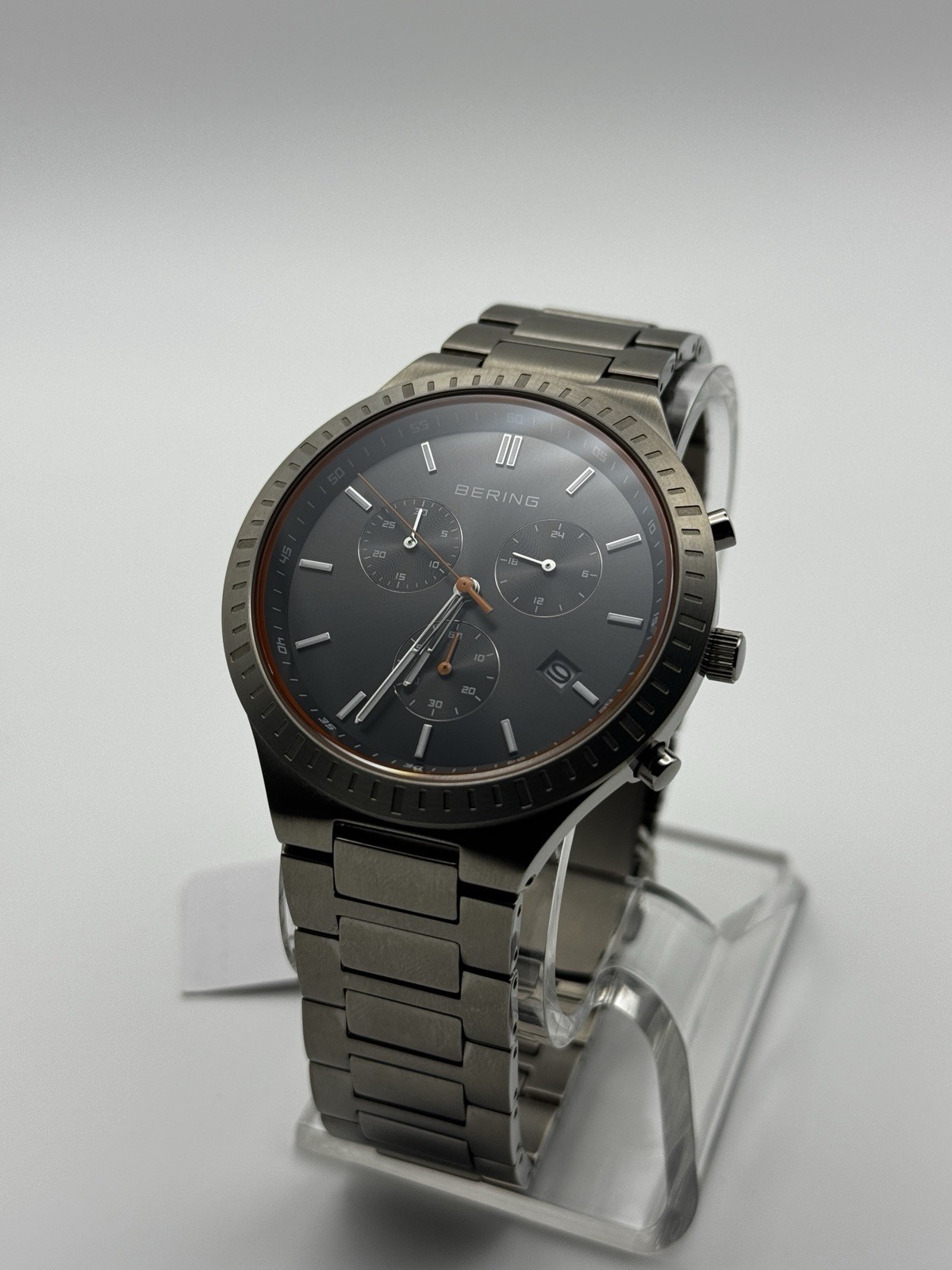 Bering Men’s Titanium Chronograph Watch 43mm 11743-709