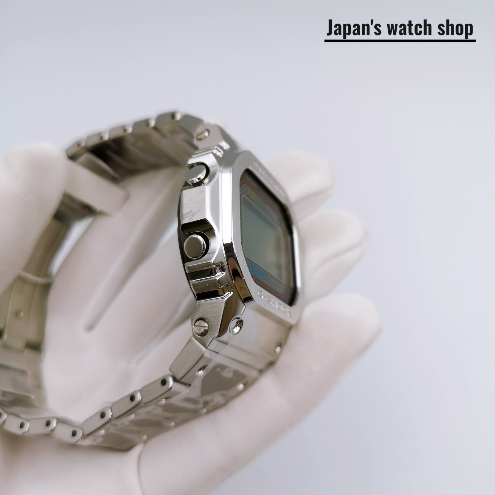CASIO G-SHOCK GMW-B5000D-1CJF Silver Stainless Steel Men’s Watch New in Box