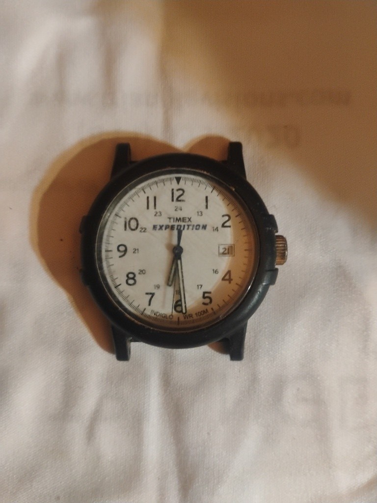 Timex Men’s Expedition Camper Black/White 38mm Watch – Preowned- Watch Only