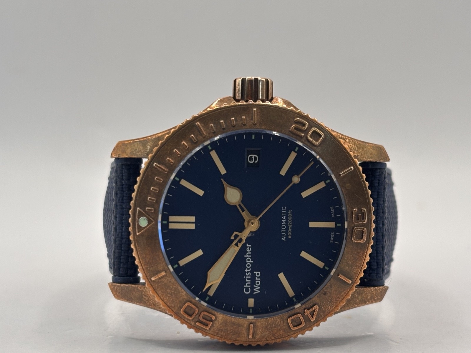 Christopher Ward C60 Trident Mk2 Pro 600 Bronze 38mm (11/2018) WH1736T