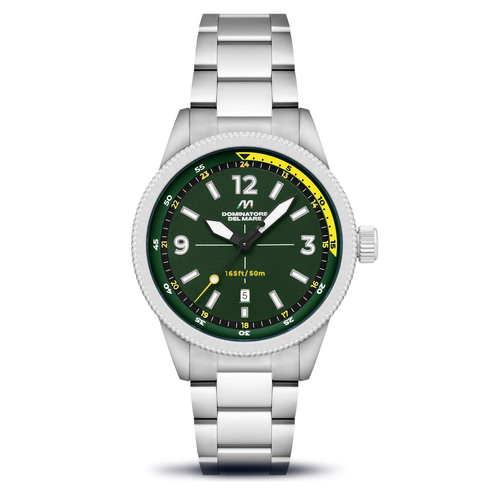 Dominatore Del Mare Aviatore Japan Quartz Green / Stainless Steel | Green Dial S