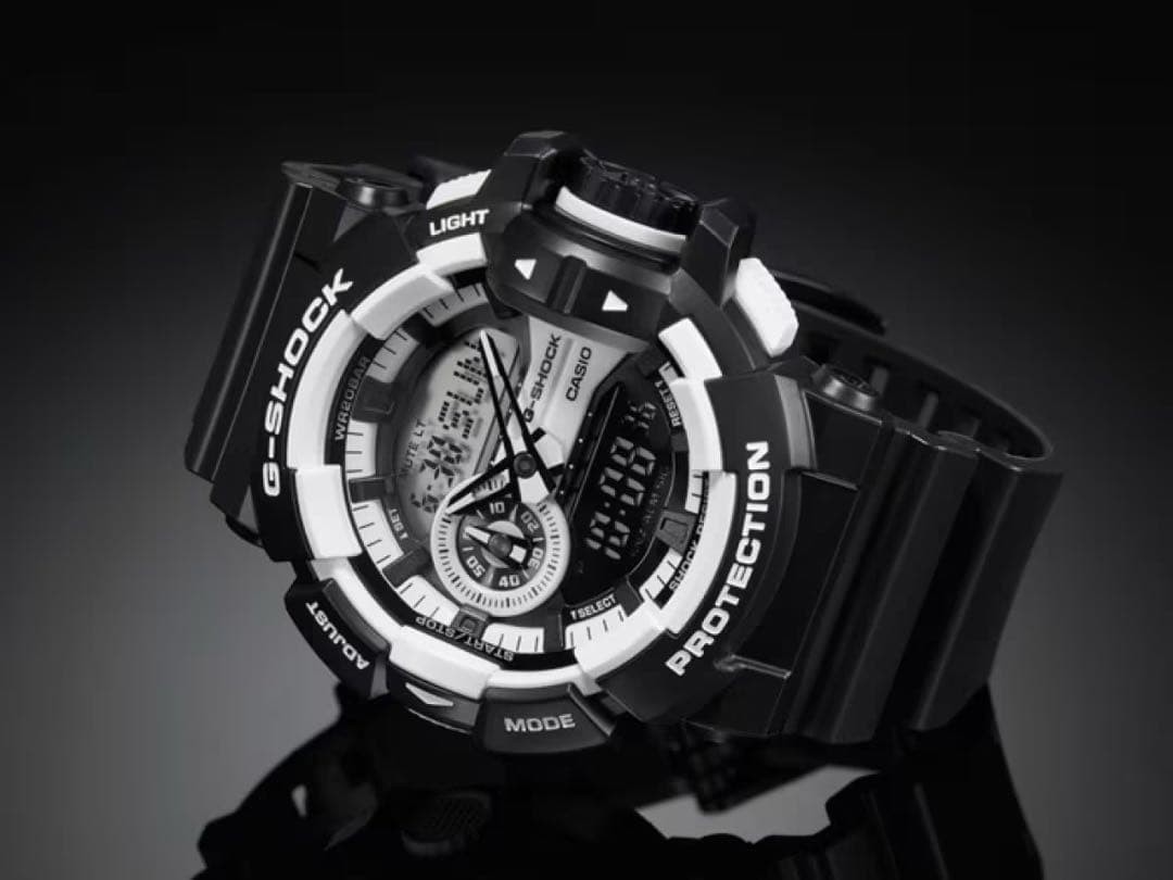CASIO G-SHOCK GA-400 Black Multifunction Complete Set Mint Ana-Digi Men’s Watch