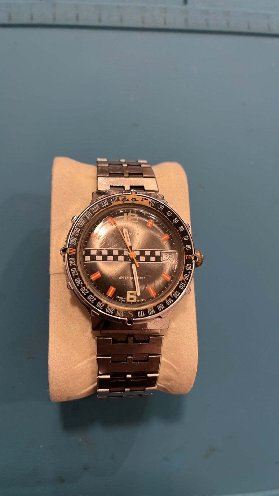 Timex F1 Racing Rally Driver Watch. Running