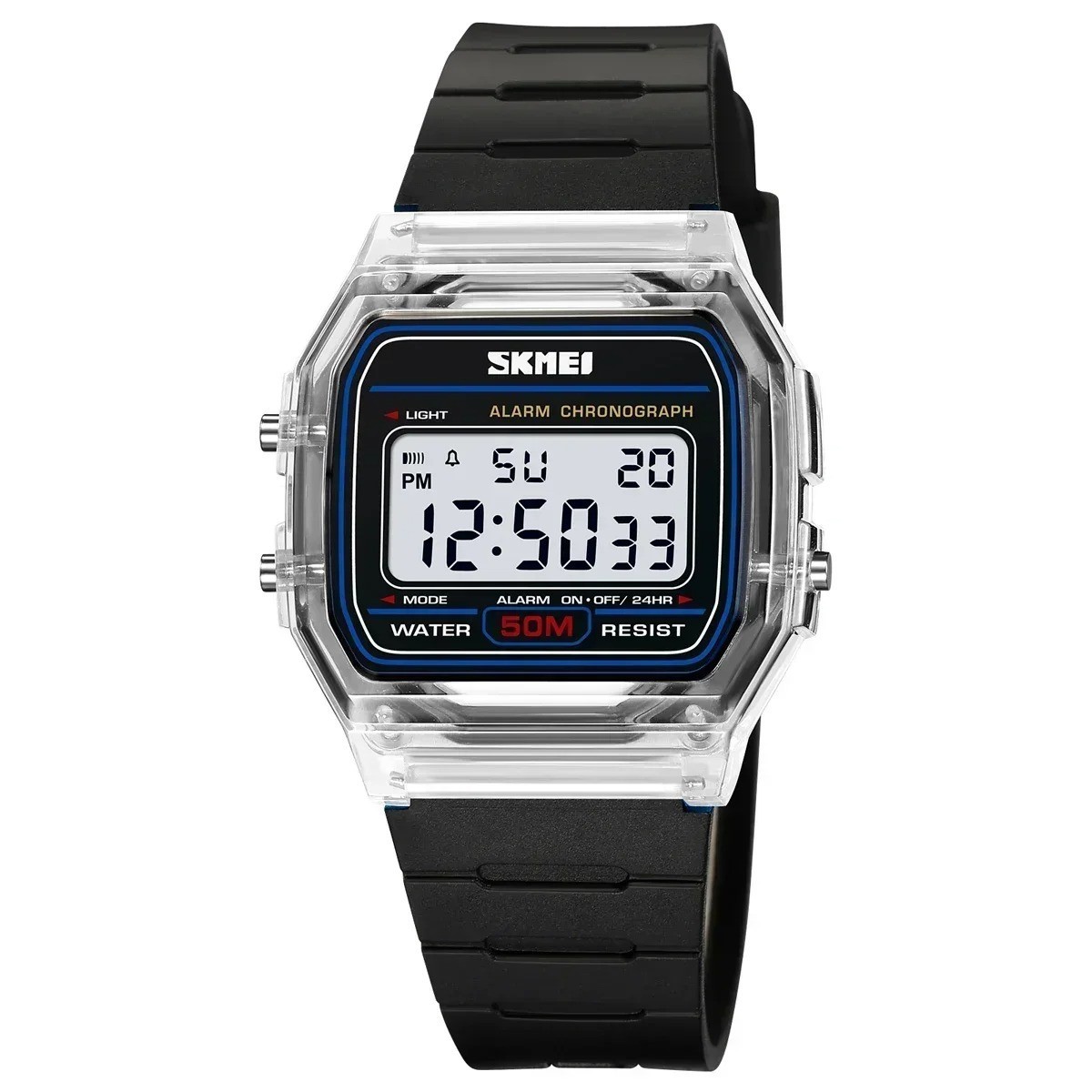 SKMEI 2056 Electronic Waterproof Sports Watch for Men Women Countdown Boy