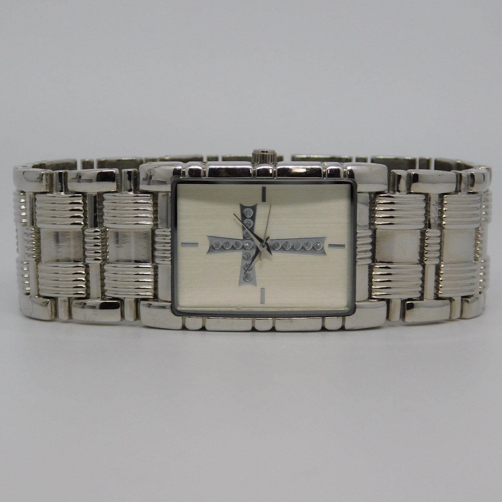 ACCUTIME WATCH CORP. GENWM5130MS Quartz Analog Men’s Watch 7 1/2″ New Battery