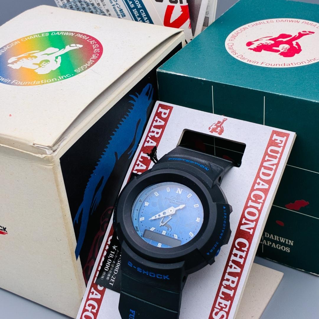 Full Set G SHOCK AW 500D Galapagos Darwin Foundation