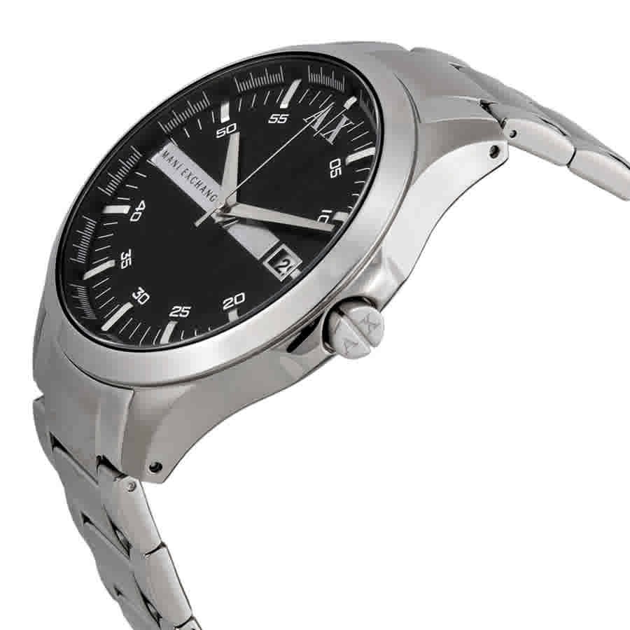 Armani Exchange Black Dial Stainless Steel Men’s Watch AX2103