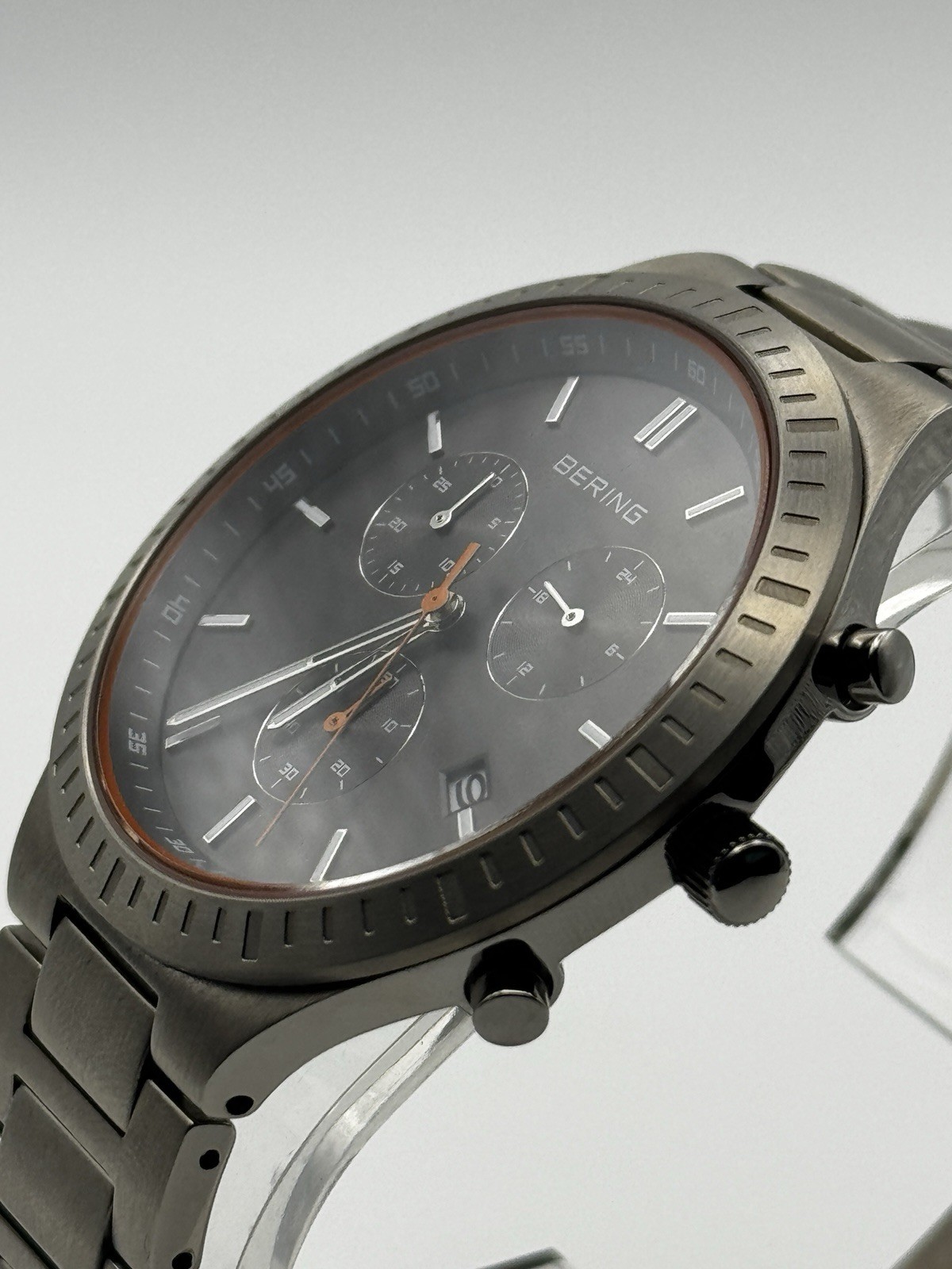 Bering Men’s Titanium Chronograph Watch 43mm 11743-709