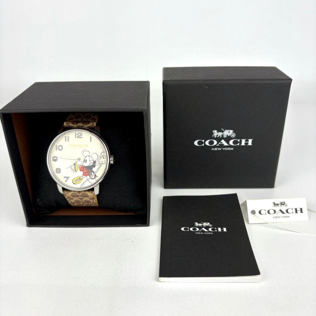 COACH Disney Mickey Mouse Collaboration wristwatch Japan limited casual design