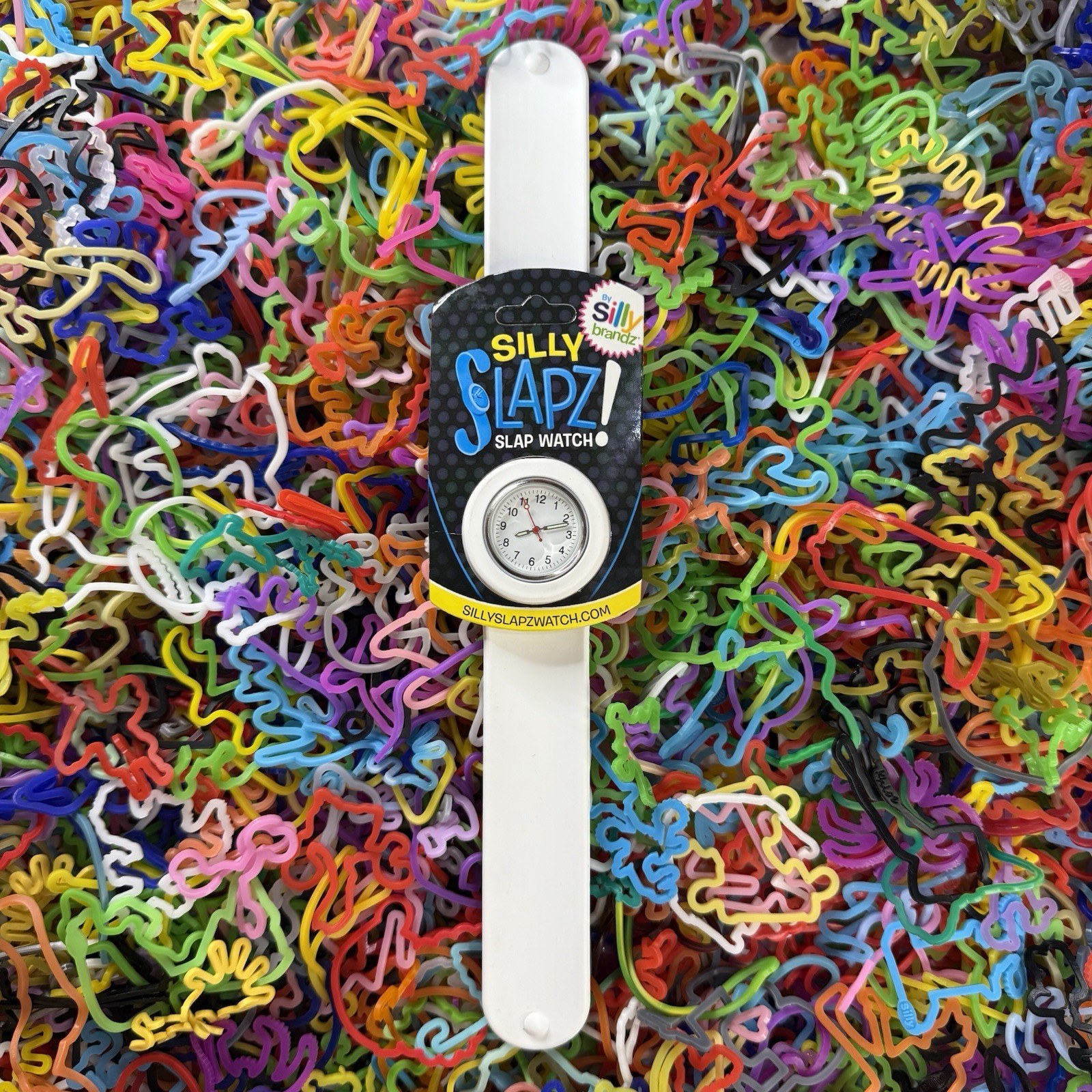 Sillybandz Slap Watch Silly Slapz Y2K White Adult Size *Needs New Battery* NEW