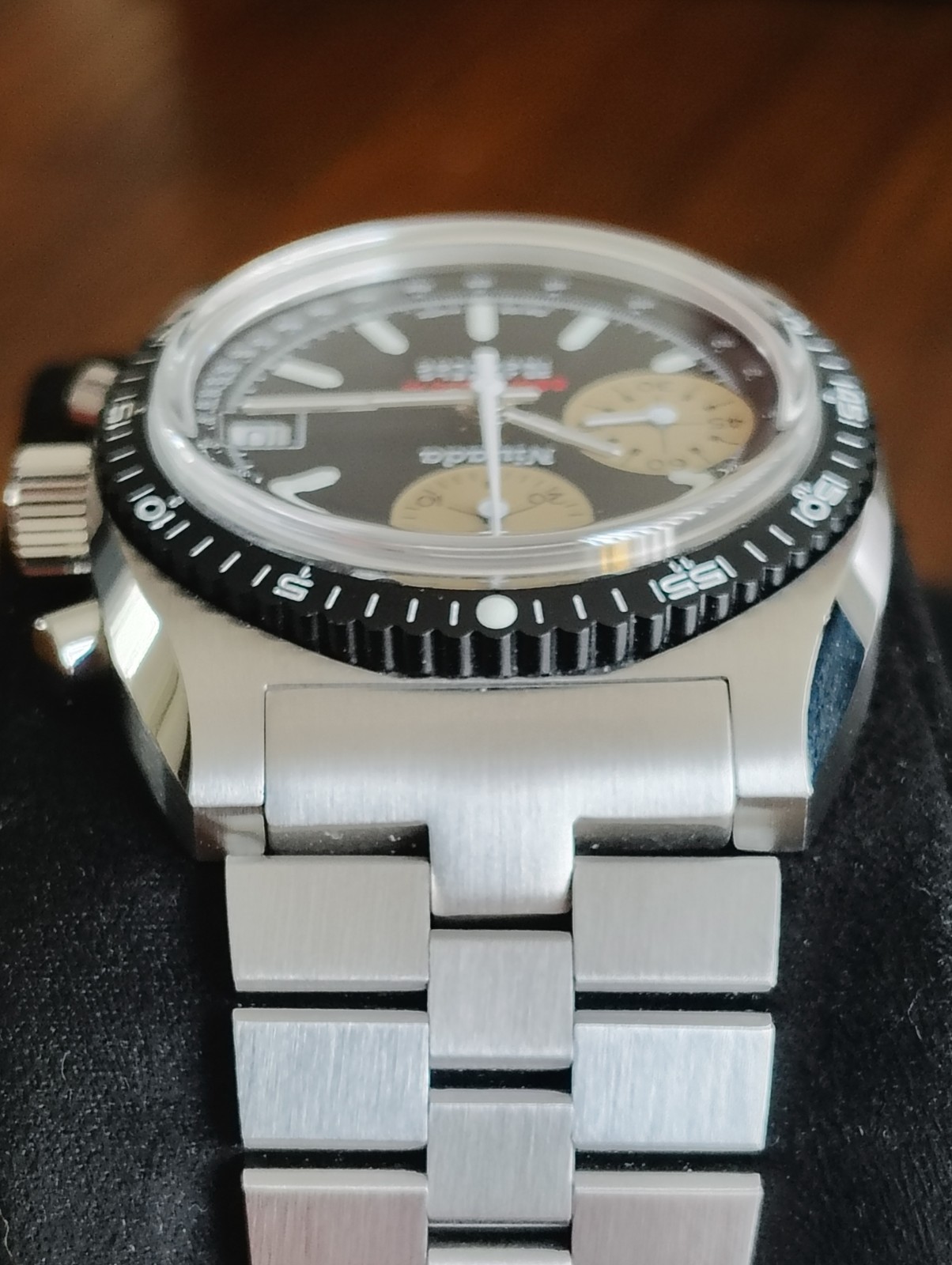 Nivada Grenchen Automatic Chronosport Full Set 38mm Autochron White 77002A45