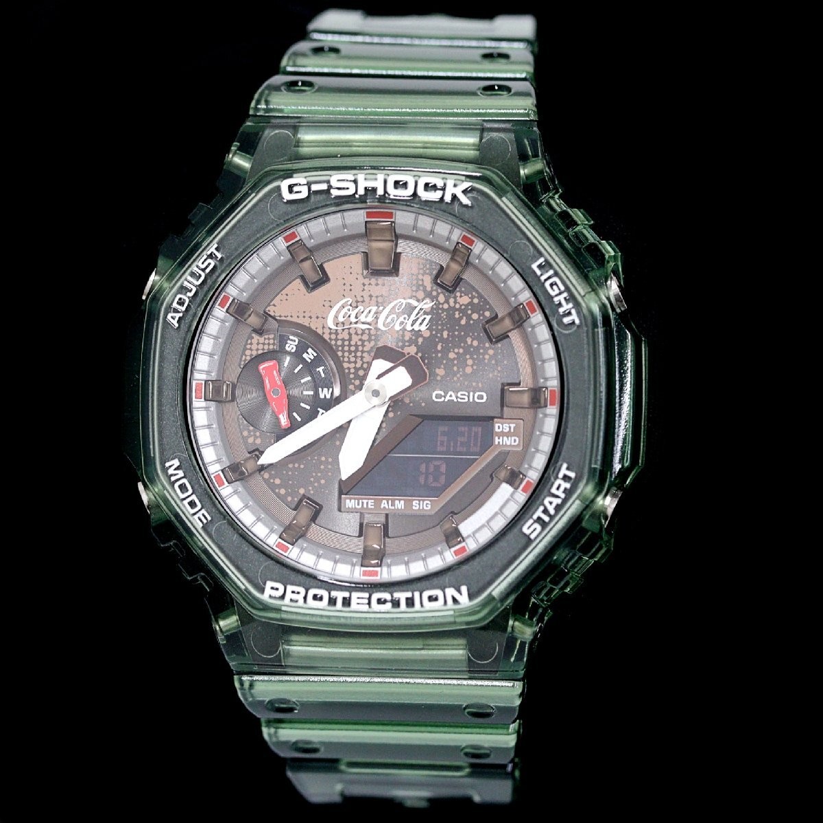 Casio G SHOCK Coca Cola 140th Anniversary Collaboration GA 2100CC 3AJR Watch Qua