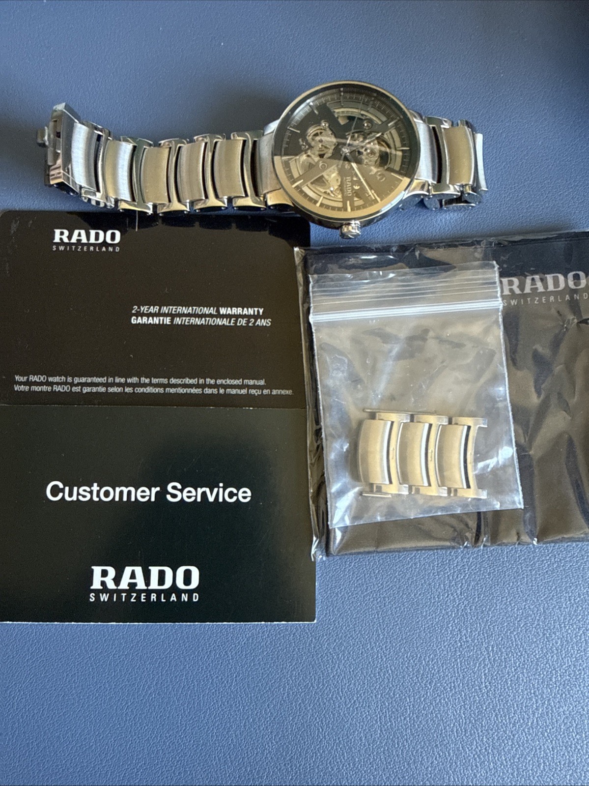 RADO Centrix R30179113 Automatic Stainless Men’s Watch 38mm Skeleton Dial