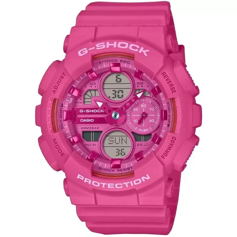 Casio G-Shock GMAS140PP-4A Analog-Digital Pink Resin Women’s Watch
