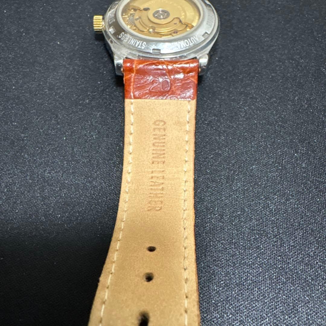 Sigma 1865 Open Heart Automatic Watch Skeleton Back from Japan