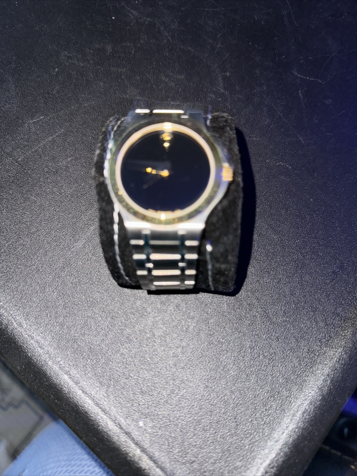 Movado Luno Sport Men’s Black Dial Two Tone Swiss Watch – 0606906 ($1095 MSRP)