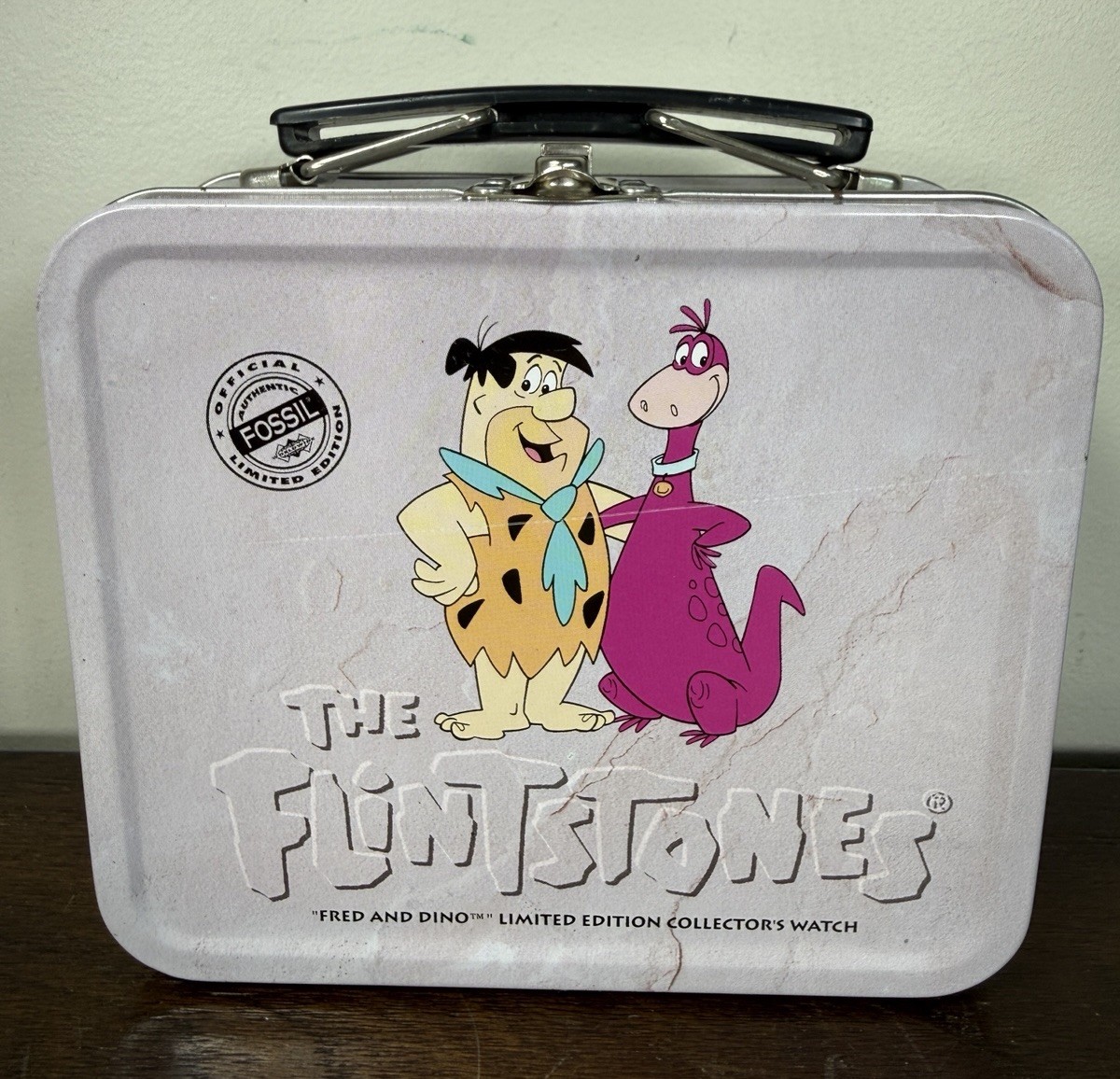 Fossil Flintstones Fred & Dino Limited Edition Watch #3788/15000 w Tin Tag NEW