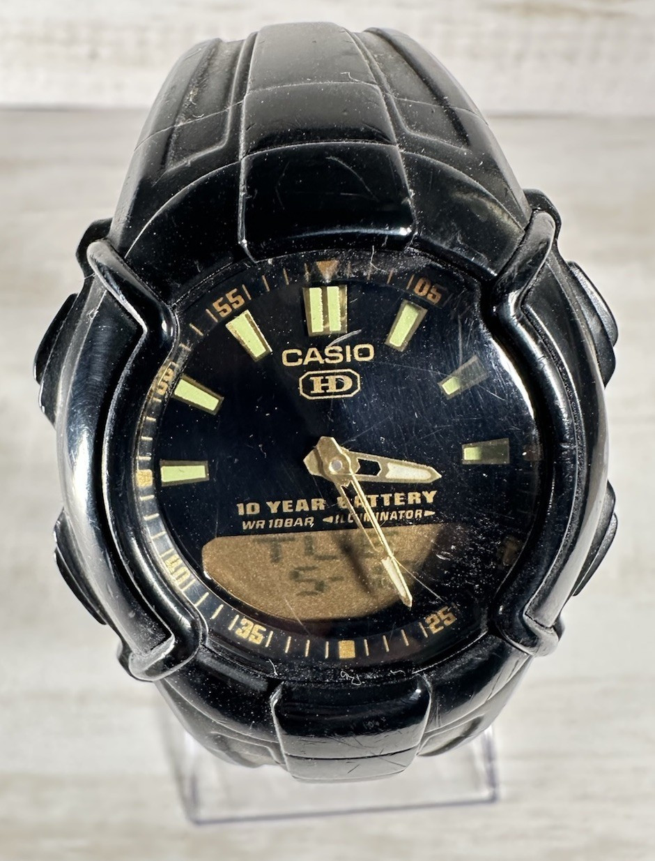 Casio HDC-600 Digital Analog Watch Quartz Vintage Unisex Adults Working Japan