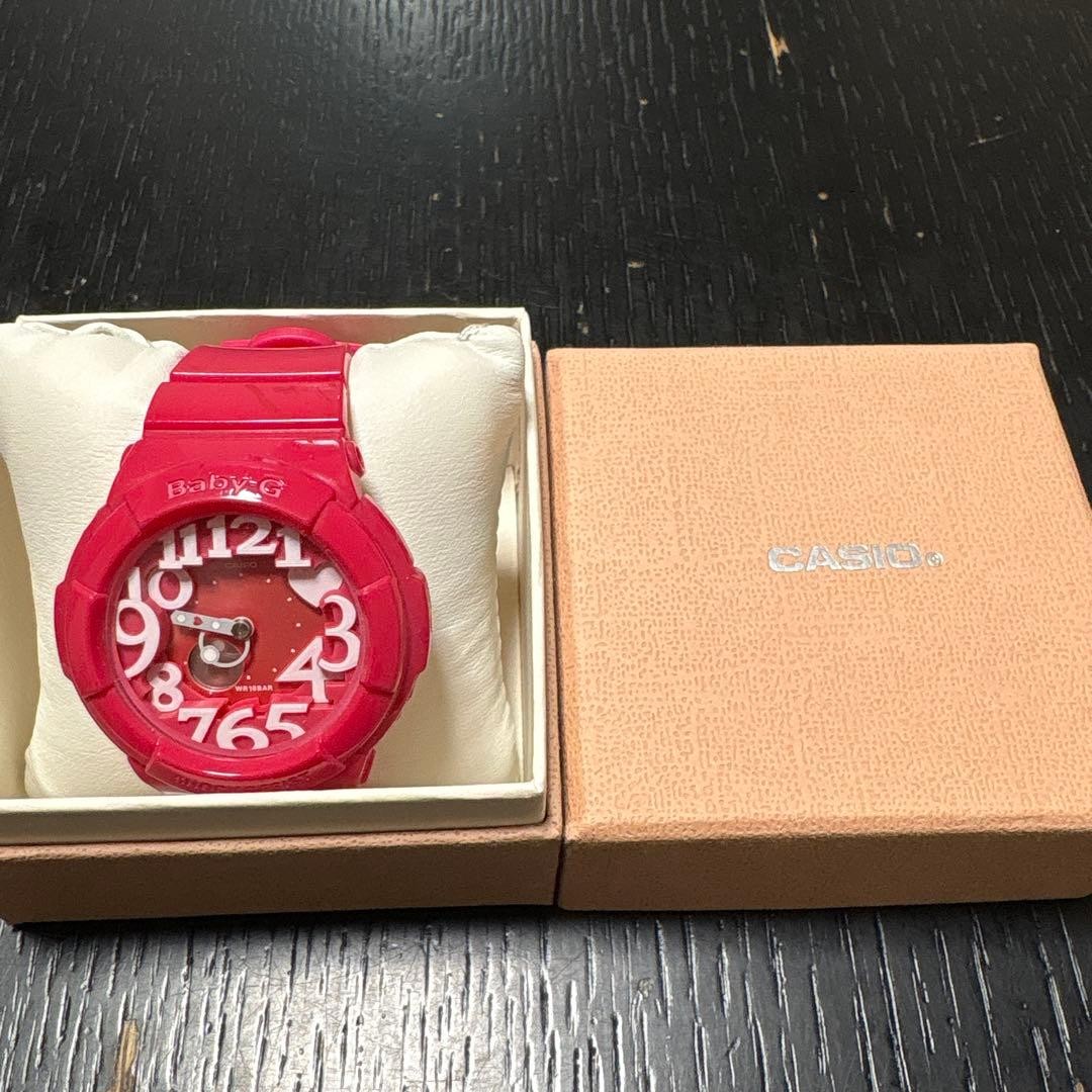 CASIO Baby-G BGA-130 Pink Watch Analog Digital From Japan