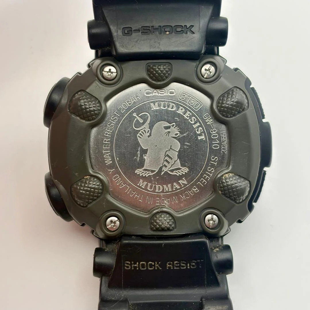 CASIO G-SHOCK GW-9010 MUDMAN Digital Watch Black Red
