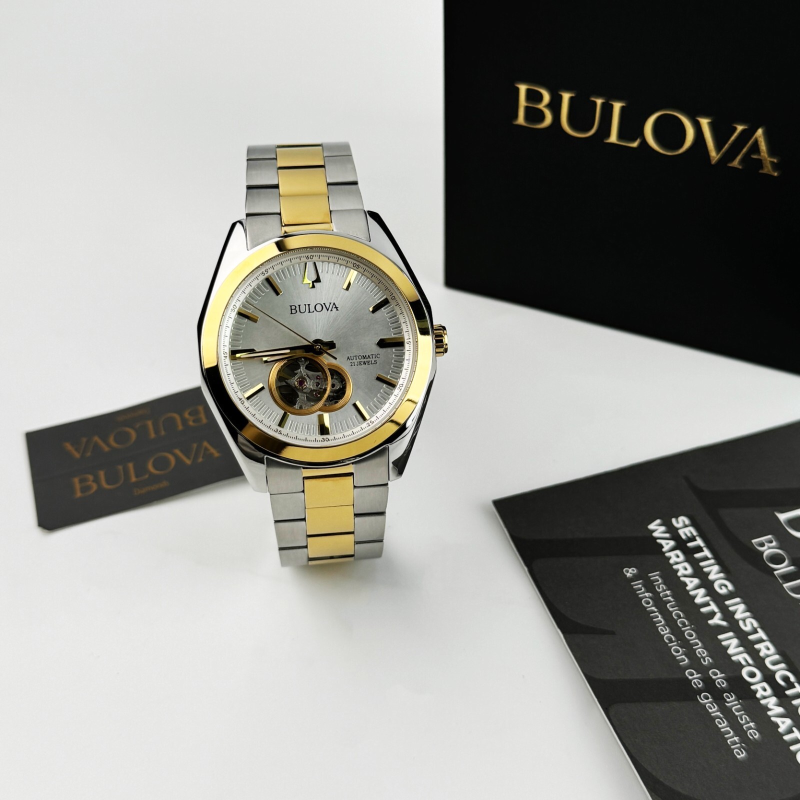 Bulova Men’s Surveyor Classic Automatic Two Tone Steel 98A284 Watch (42MM)