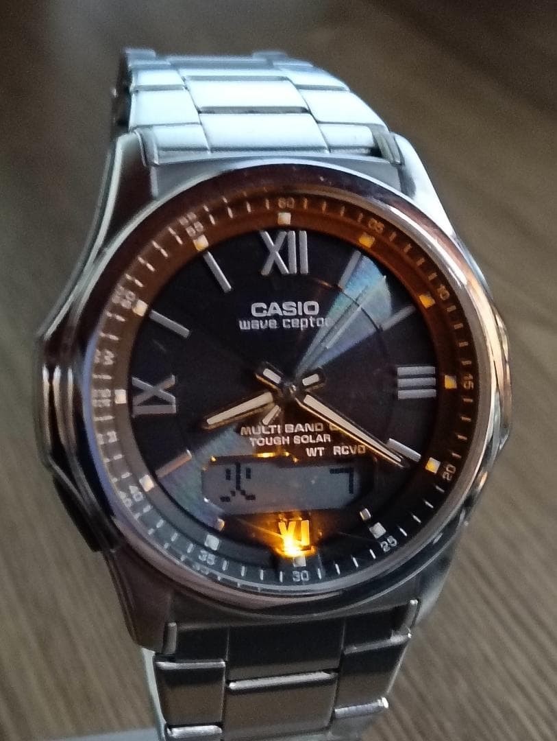 CASIO Wave Ceptor Solar Radio-Controlled Watch WVA-M630②