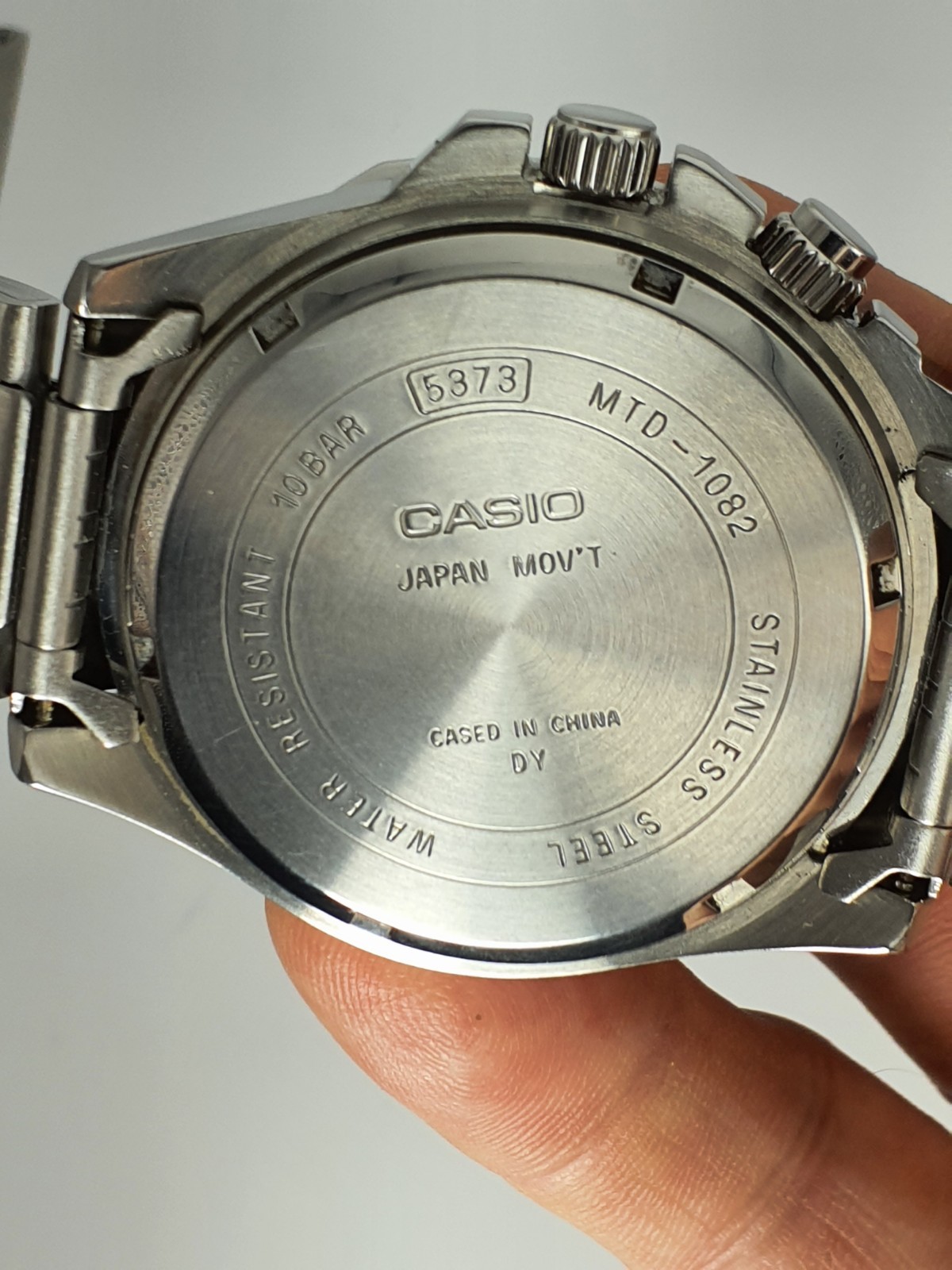 CASIO ILLUMINATOR MTD-1082 REFRESHED 24-HOUR DAY/DATE MEN’S WATCH NEW BATTERIES