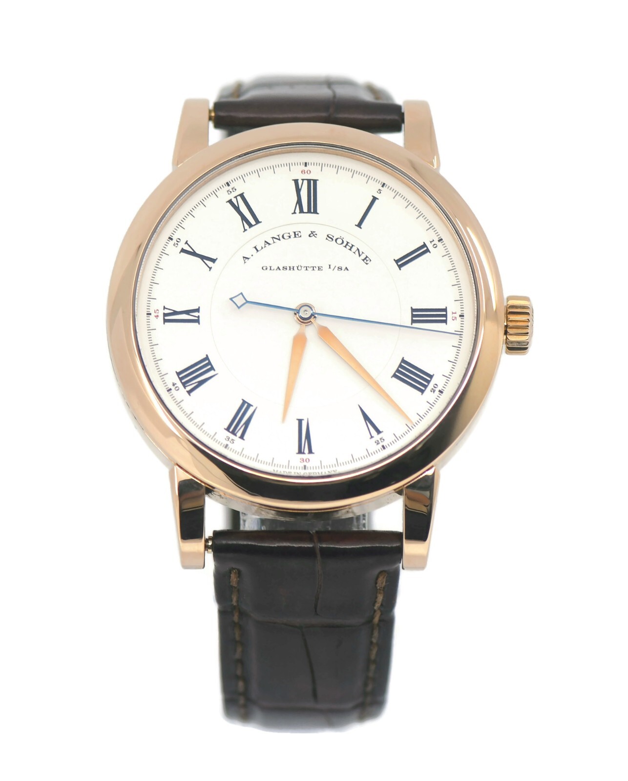 A Lange & Sohne Richard Lange 18K Rose Gold Watch 232.032