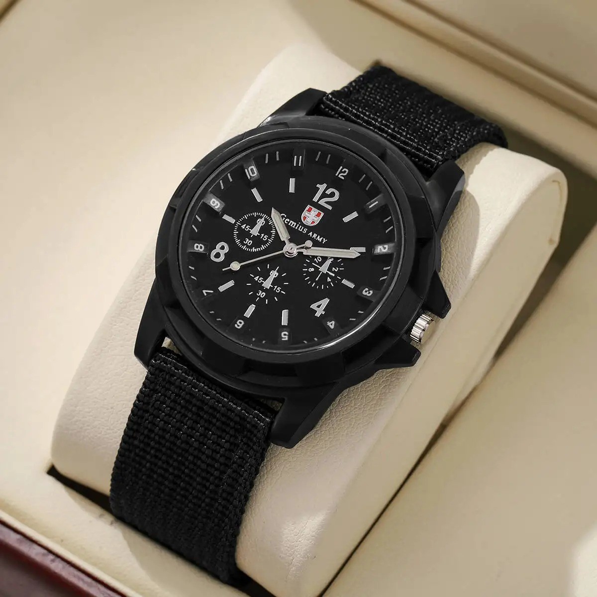MILITARY Mens Outdoor Sport Army Quartz Analog Wrist Watch Nylon Band