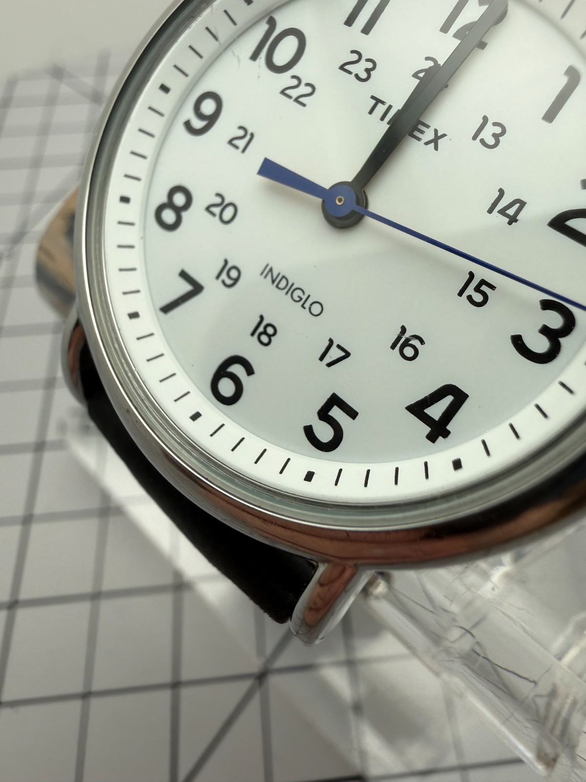 Timex Easy Reader Military Time Quartz Watch 38mm Indiglo