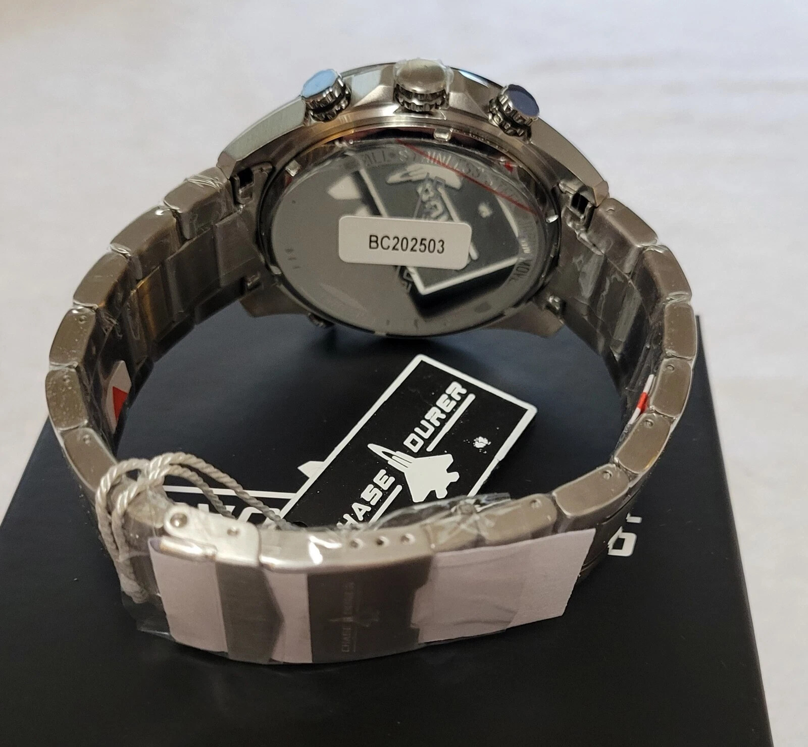 CHASE DURER CDW-0156 PILOT’S WORLD TIMER CHRONOGRAPH WITH SLIDE RULE BEZEL