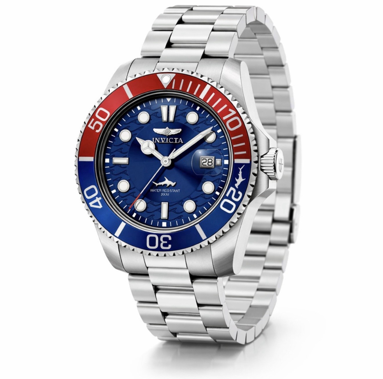 Invicta Pro Diver Isobar Watch 42mm Black Dial Pepsi Bezel