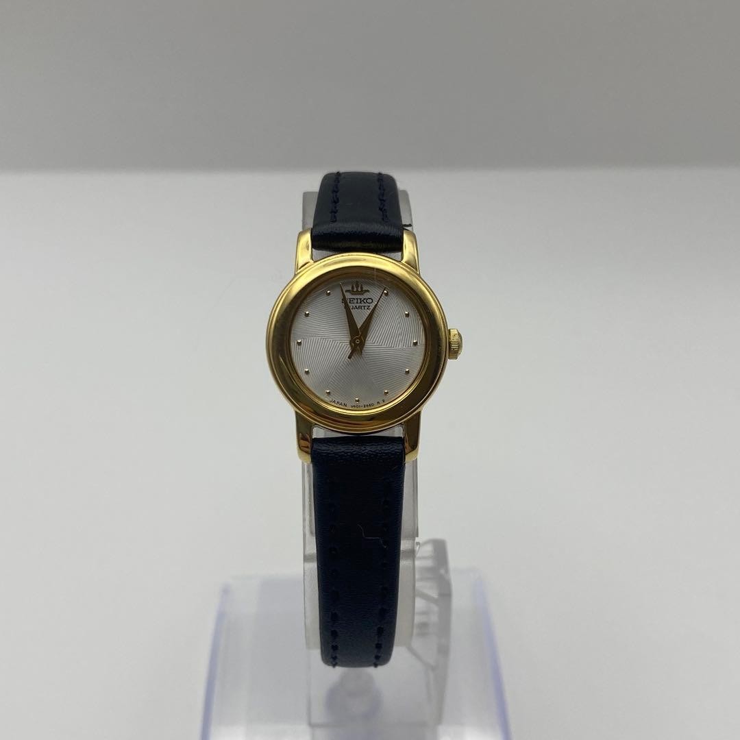 [Working Condition] SEIKO Galaxy Watch, Leather Strap, I206